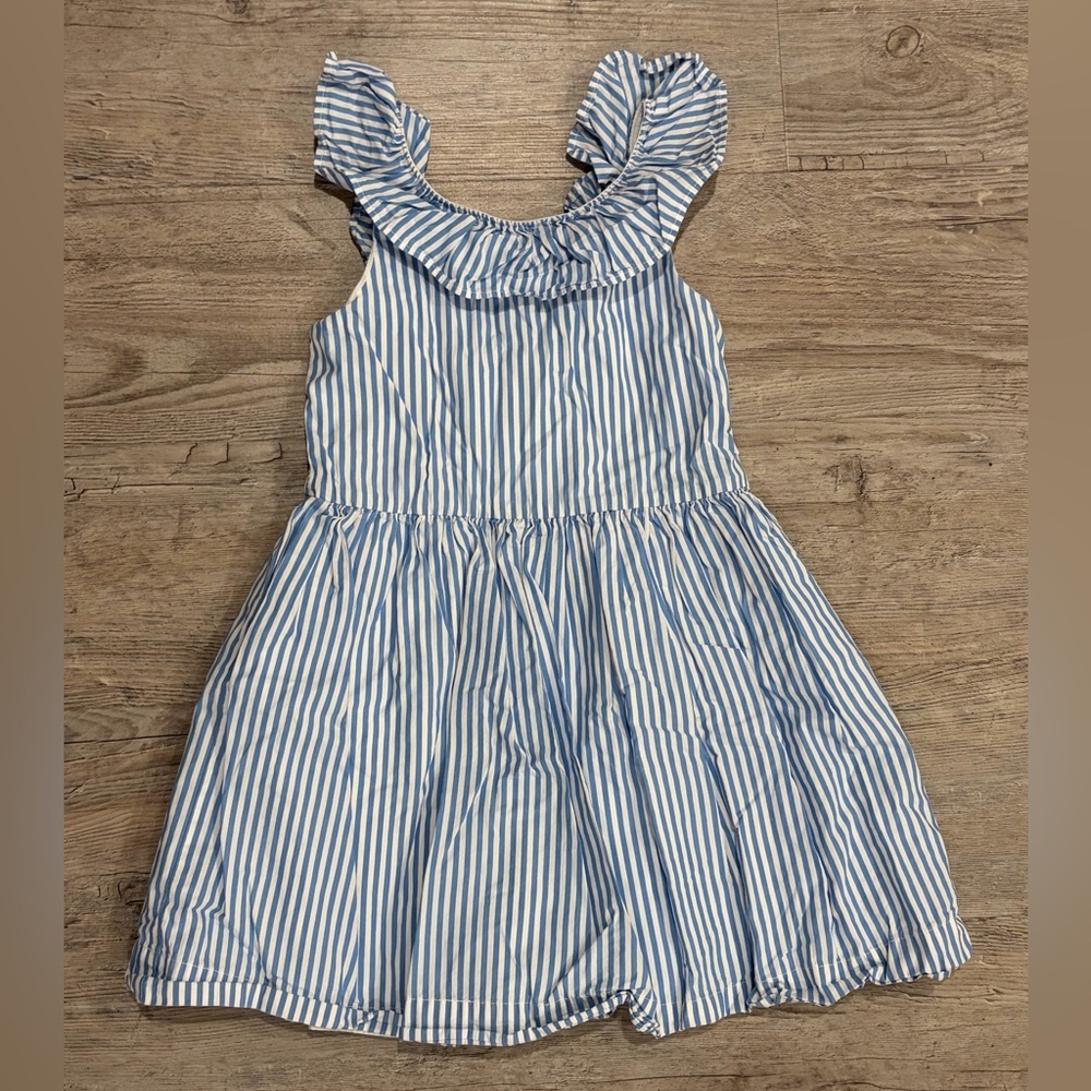 Crewcuts Ruffle Striped Dress - Picture 3 of 9